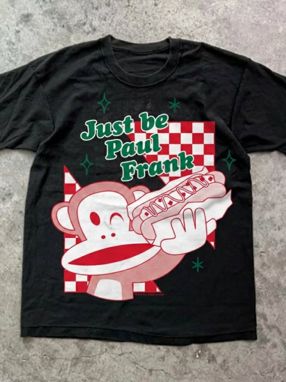 Paul Frank Just Be Julius Monkey Hot Dog Men's T-Shirt